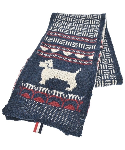 THOM BROWNE トムブラウン ケーブル編みマフラー THOM BROWNE トムブラウン ケーブル編みマフラー