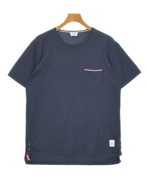 THOM BROWNE トムブラウン Tシャツ・カットソー メンズ 4(XL位) 紺 【中古】【古着】