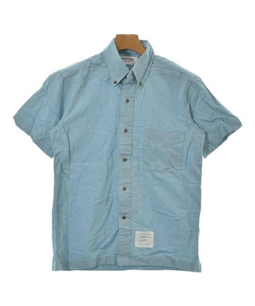 THOM BROWNE トムブラウンカジュアルシャツ メンズ 1(S位) 水色【中古】【古着】