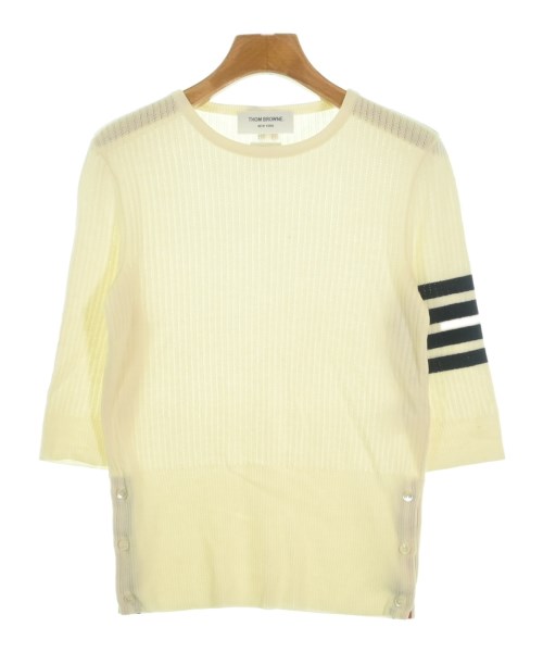 THOM BROWNE トムブラウン ニット・セーター レディース 38(S位) アイボリー 【中古】【古着】