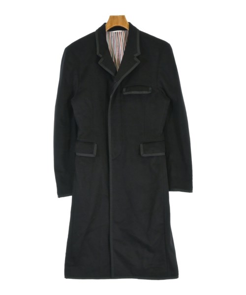 THOM BROWNE トムブラウンチェスターコート メンズ 1(S位) 黒【中古】【古着】｜RAGTAG（ブランド古着のラグタグ）