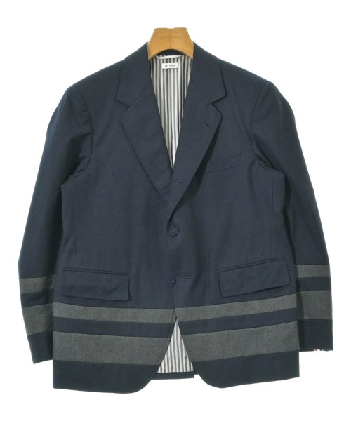 THOM BROWNE トムブラウン カジュアルジャケット メンズ L 紺 【中古】【古着】