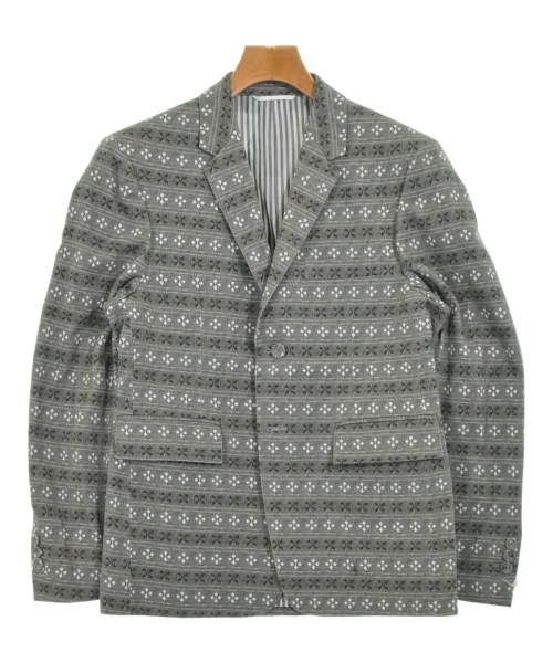 THOM BROWNE トムブラウンジャケット メンズ 1(S位) グレー(総柄)【中古】【古着】｜RAGTAG（ブランド古着のラグタグ）