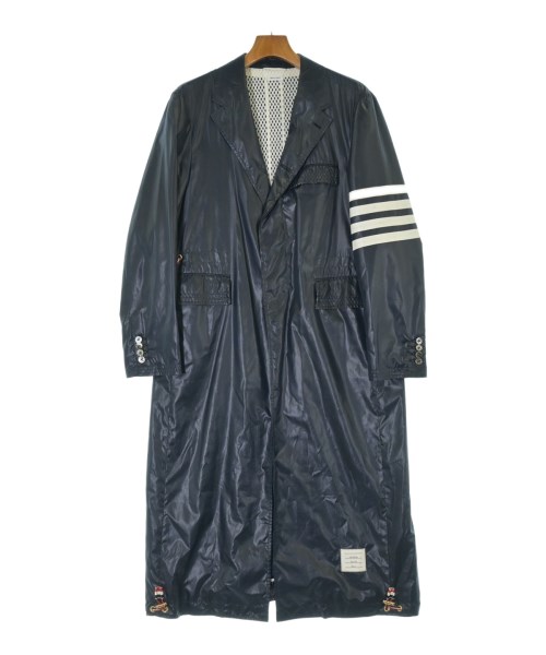 THOM BROWNE トムブラウンチェスターコート メンズ -(L位) 紺【中古】【古着】