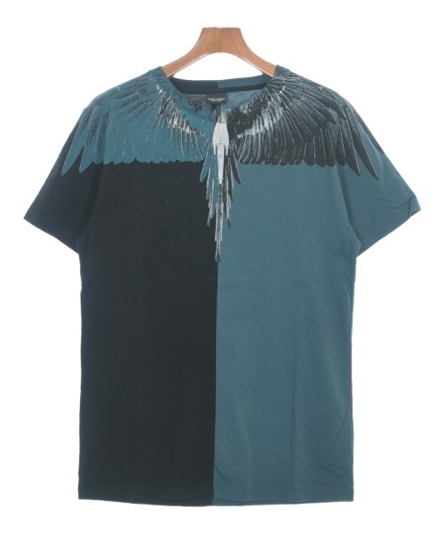 MARCELO BURLON マルセロバーロン Tシャツ・カットソー メンズ -(M位) 黒x緑 【中古】【古着】