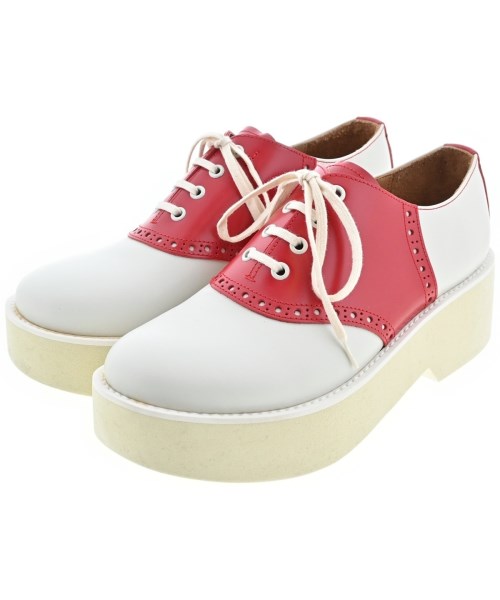 COMME des GARCONS GIRL コムデギャルソンガールシューズ（余分の物） レディース 23.5糎 白系x赤【中古】【古着】