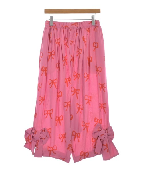 COMME des GARCONS GIRL コムデギャルソンガール パンツ（その他） レディース S ピンクx赤(総柄) 【中古】【古着】