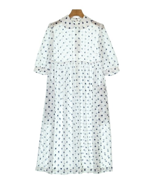 COMME des GARCONS GIRL コムデギャルソンガール ワンピース レディース XS 白x青(ドット) 【中古】【古着】