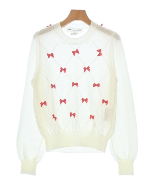 COMME des GARCONS GIRL コムデギャルソンガールニット・セーター レディース M 白【中古】【古着】｜RAGTAG（ブランド古着のラグタグ）