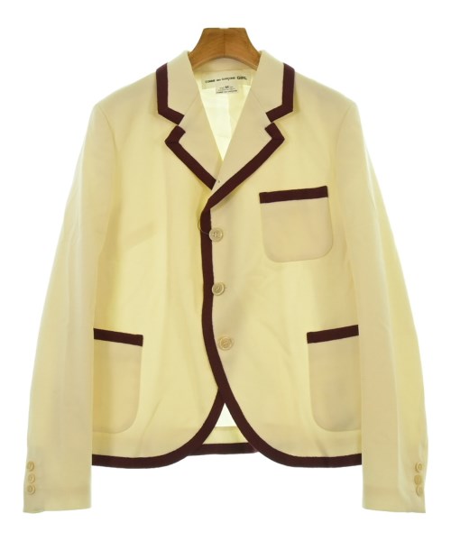COMME des GARCONS GIRL コムデギャルソンガール カジュアルジャケット レディース M オフホワイトxエンジ 【中古】【古着】 35,295円