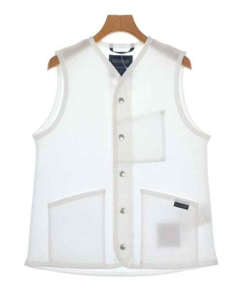 COMME des GARCONS GIRL コムデギャルソンガールベスト レディース S 白【中古】【古着】 レディースファッション-トップス-ベスト・ジレ
