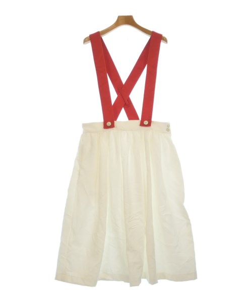 COMME des GARCONS GIRL コムデギャルソンガールワンピース レディース -(XL位) 白x赤【中古】【古着】 レディースファッション-ワンピース