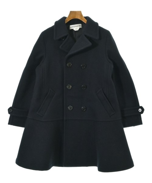 COMME des GARCONS GIRL コムデギャルソンガール ピーコート レディース S 紺 【中古】【古着】