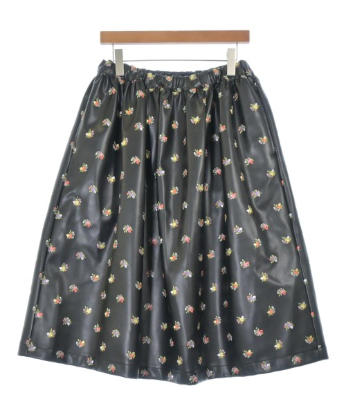 COMME des GARCONS GIRL コムデギャルソンガール ひざ丈スカート レディース S 黒x赤x緑等(花柄) 【中古】【古着】