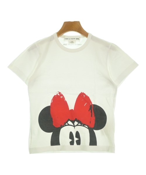 COMME des GARCONS GIRL コムデギャルソンガールプルオーバー・カットソー レディース XS 白x赤x黒【中古】【古着】