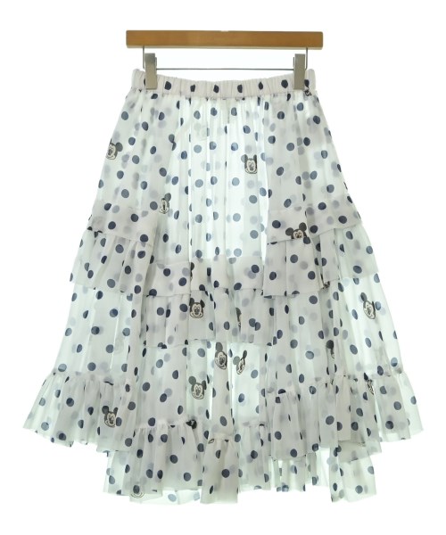 COMME des GARCONS GIRL コムデギャルソンガール ロング・マキシ丈スカート レディース S 白x紺x黒等(総柄) 【中古】【古着】 21,384円