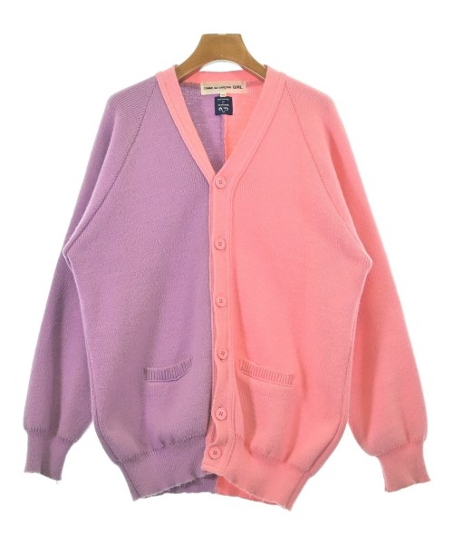 COMME des GARCONS GIRL コムデギャルソンガールカーディガン レディース M ピンクx紫【中古】【古着】｜RAGTAG（ブランド古着のラグタグ）