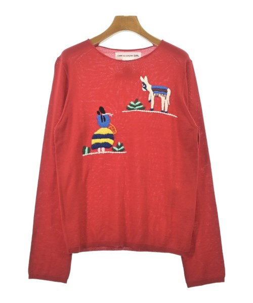 COMME des GARCONS GIRL コムデギャルソンガールニット・セーター レディース L 赤【中古】【古着】