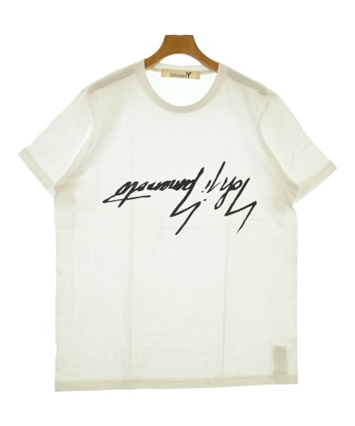 Ground Y グラウンド　ワイ Tシャツ・カットソー メンズ 3(M位) 白 【中古】【古着】