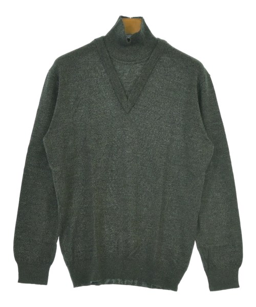 LEMAIRE ルメール ニット・セーター メンズ S グレーx黒(ミックス) 【中古】【古着】