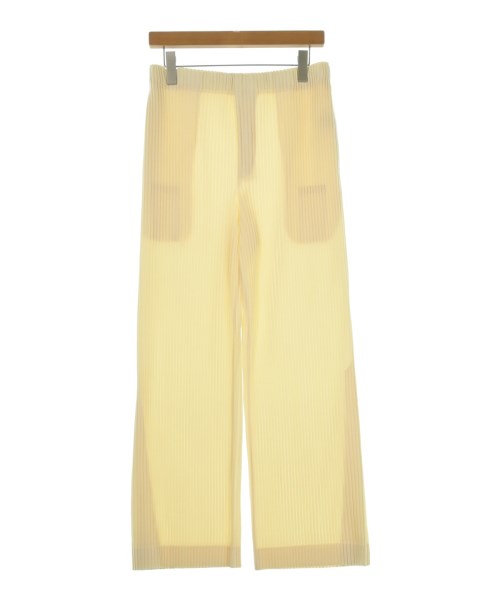 HOMME PLISSE オムプリッセ スラックス メンズ 2(M位) アイボリー 【中古】【古着】
