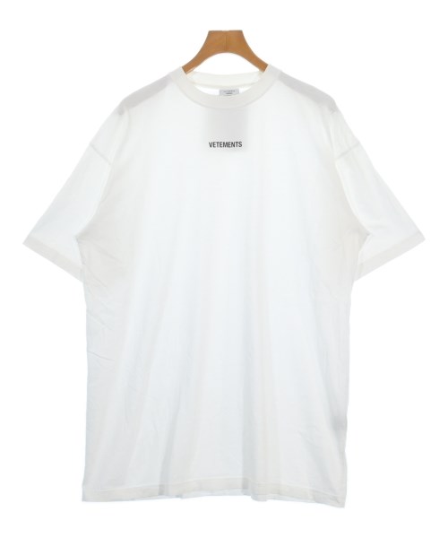 VETEMENTS ヴェトモン Tシャツ・カットソー メンズ M 白 【中古】【古着】