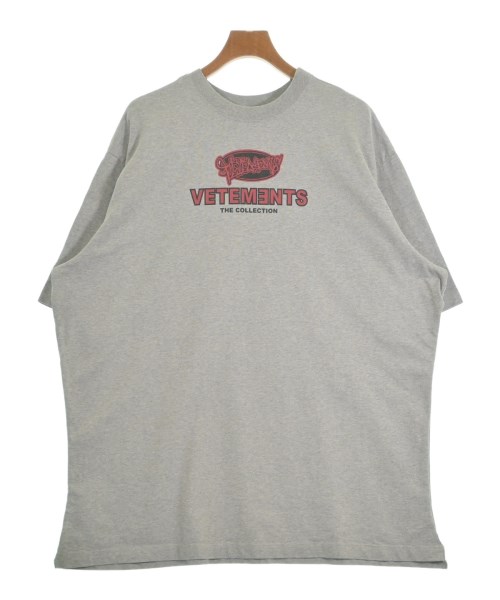VETEMENTS ヴェトモン Tシャツ・カットソー メンズ S グレー 【中古】【古着】