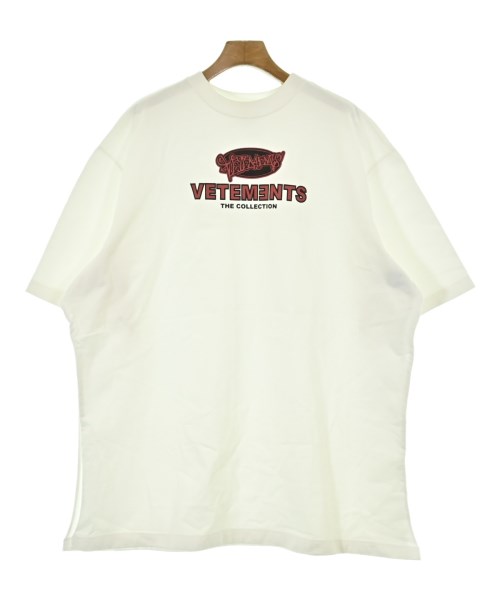 VETEMENTS ヴェトモン Tシャツ・カットソー レディース S 白 【中古】【古着】