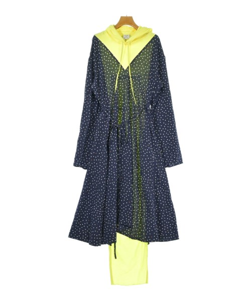 VETEMENTS ヴェトモンワンピース レディース S 紺x白(点点)【中古】【古着】