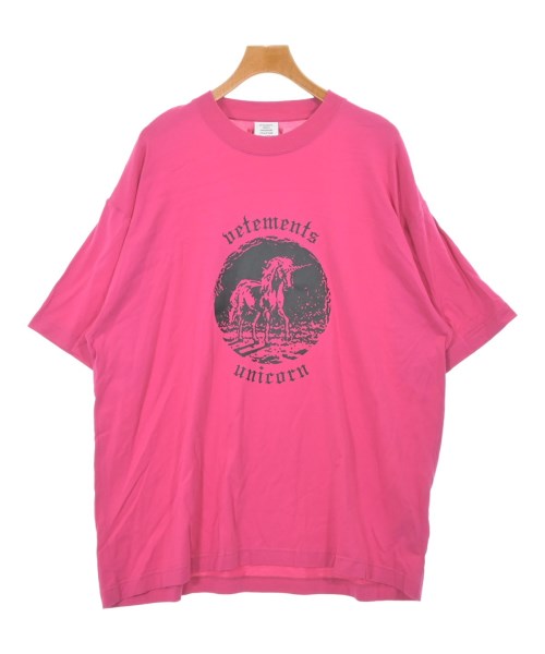 VETEMENTS ヴェトモンティーシャツ・カットソー メンズ L さくら色等【中古】【古着】
