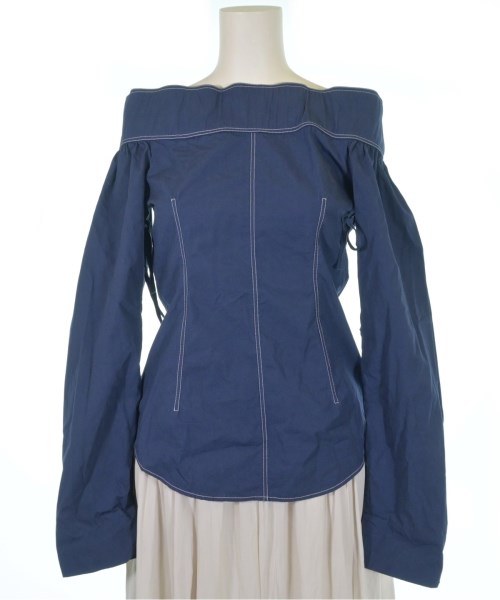 CEDRIC CHARLIER セドリック　シャルリエ ブラウス レディース 38(S位) 紺 【中古】【古着】