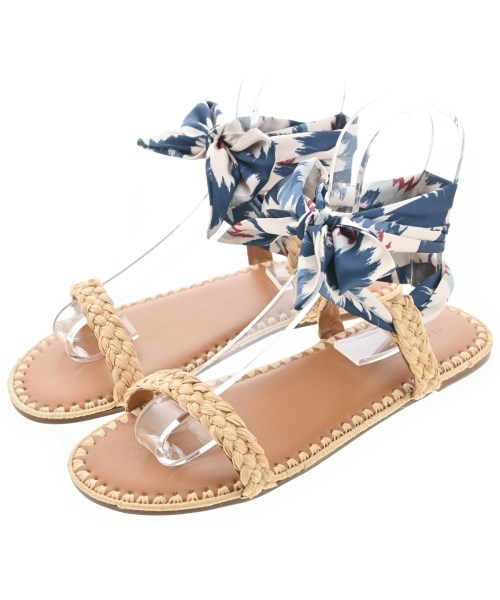 CLERGERIE クレジュリー サンダル レディース EU39(25.5cm位) ベージュx青等 【中古】【古着】