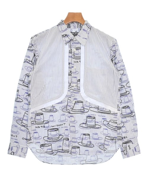 COMME des GARÇONS GANRYU ストライプ 半袖シャツ M COMME des GARCONS SHIRT(コムデギャルソンシャツ) ストライプ