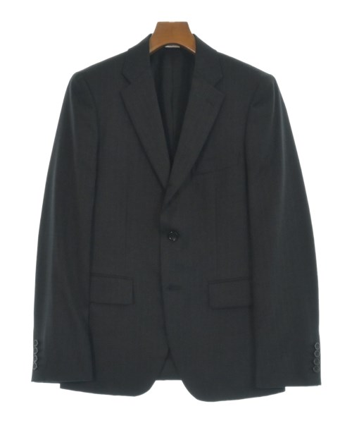 COMME des GARCONS HOMME DEUX コムデギャルソンオムドゥ カジュアルジャケット メンズ S 黒x青(チェック) 【中古】【古着】