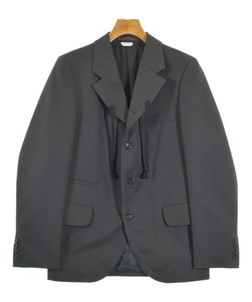 COMME des GARCONS HOMME DEUX コムデギャルソンオムドゥジャケット メンズ S グレーx紺(ストライプ)【中古】【古着】