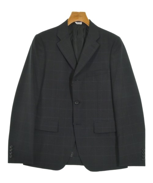 COMME des GARCONS HOMME DEUX コムデギャルソンオムドゥテーラードジャケット メンズ S 黒x紺(チェック)【中古】【古着】