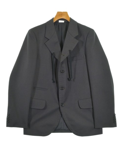 COMME des GARCONS HOMME DEUX コムデギャルソンオムドゥカジュアルジャケット メンズ M グレーx紺(ストライプ)【中古】【古着】