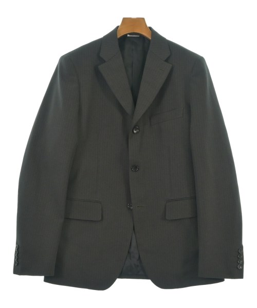 COMME des GARCONS HOMME DEUX コムデギャルソンオムドゥ テーラードジャケット メンズ M グレー系x紺系(ストライプ) 【中古】【古着】