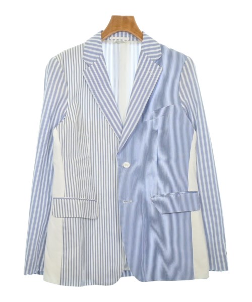 COMME des GARCONS HOMME DEUX コムデギャルソンオムドゥ ジャケット メンズ M 青x白x紺(ストライプ) 【中古】【古着】