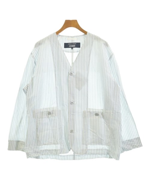 COMME des GARCONS HOMME コムデギャルソンオム ブルゾン（その他） メンズ S 白xグレー系x青(ストライプ) 【中古】【古着】 30,095円