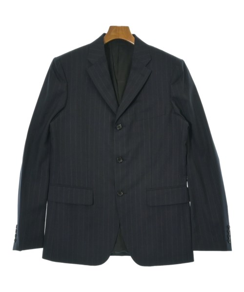 COMME des GARCONS HOMME DEUX コムデギャルソンオムドゥ カジュアルジャケット メンズ M 紺(ストライプ) 【中古】【古着】