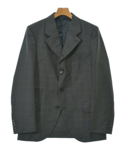 COMME des GARCONS HOMME DEUX コムデギャルソンオムドゥ カジュアルジャケット メンズ M こげ茶x茶(チェック) 【中古】【古着】