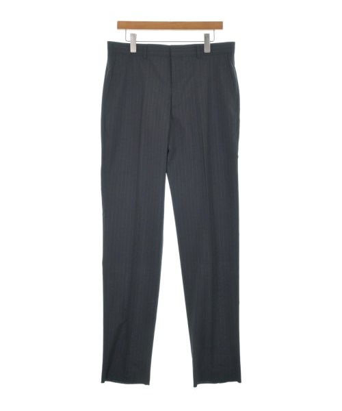 COMME des GARCONS HOMME DEUX コムデギャルソンオムドゥ スラックス メンズ L 黒xグレー(ストライプ) 【中古】【古着】