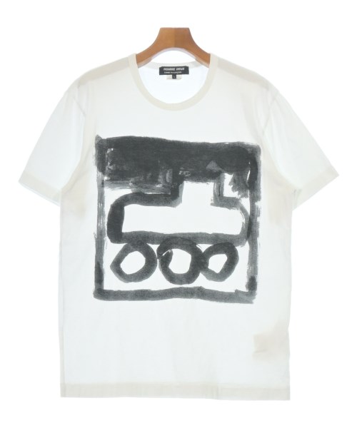 COMME des GARCONS HOMME DEUX コムデギャルソンオムドゥプルオーバー・カットソー メンズ L 白【中古】【古着】