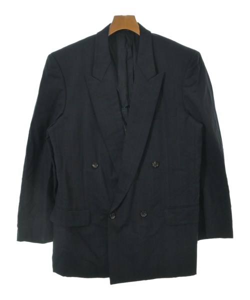 COMME des GARCONS HOMME DEUX コムデギャルソンオムドゥテーラードジャケット メンズ M 紺x白(縞模様)【中古】【古着】