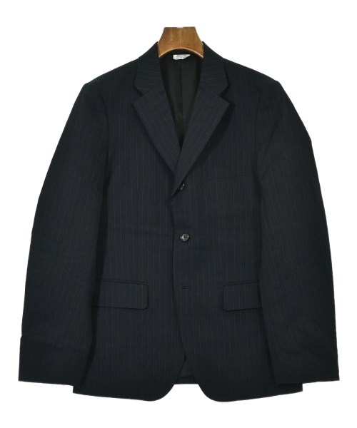 COMME des GARCONS HOMME DEUX コムデギャルソンオムドゥテーラードジャケット メンズ S 紺×黒x白(ストライプ)【中古】【古着】