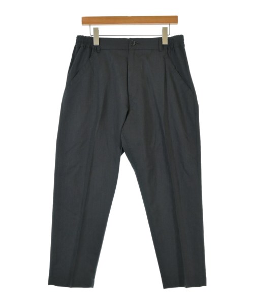 COMME des GARCONS HOMME DEUX コムデギャルソンオムドゥ クロップドパンツ メンズ L グレーx黒(ヘリンボーン) 【中古】【古着】