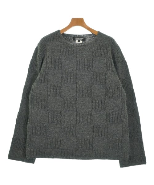 COMME des GARCONS HOMME DEUX コムデギャルソンオムドゥニット・セーター メンズ L 暗灰色薄墨色【中古】【古着】