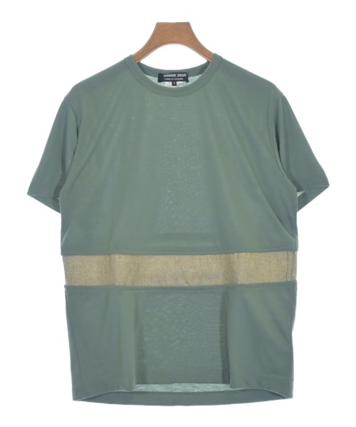 COMME des GARCONS HOMME DEUX コムデギャルソンオムドゥプルオーバー・カットソー メンズ M 緑xベージュ【中古】【古着】