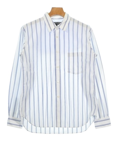 COMME des GARCONS HOMME DEUX コムデギャルソンオムドゥカジュアルシャツ メンズ S 青x白(縞模様)【中古】【古着】